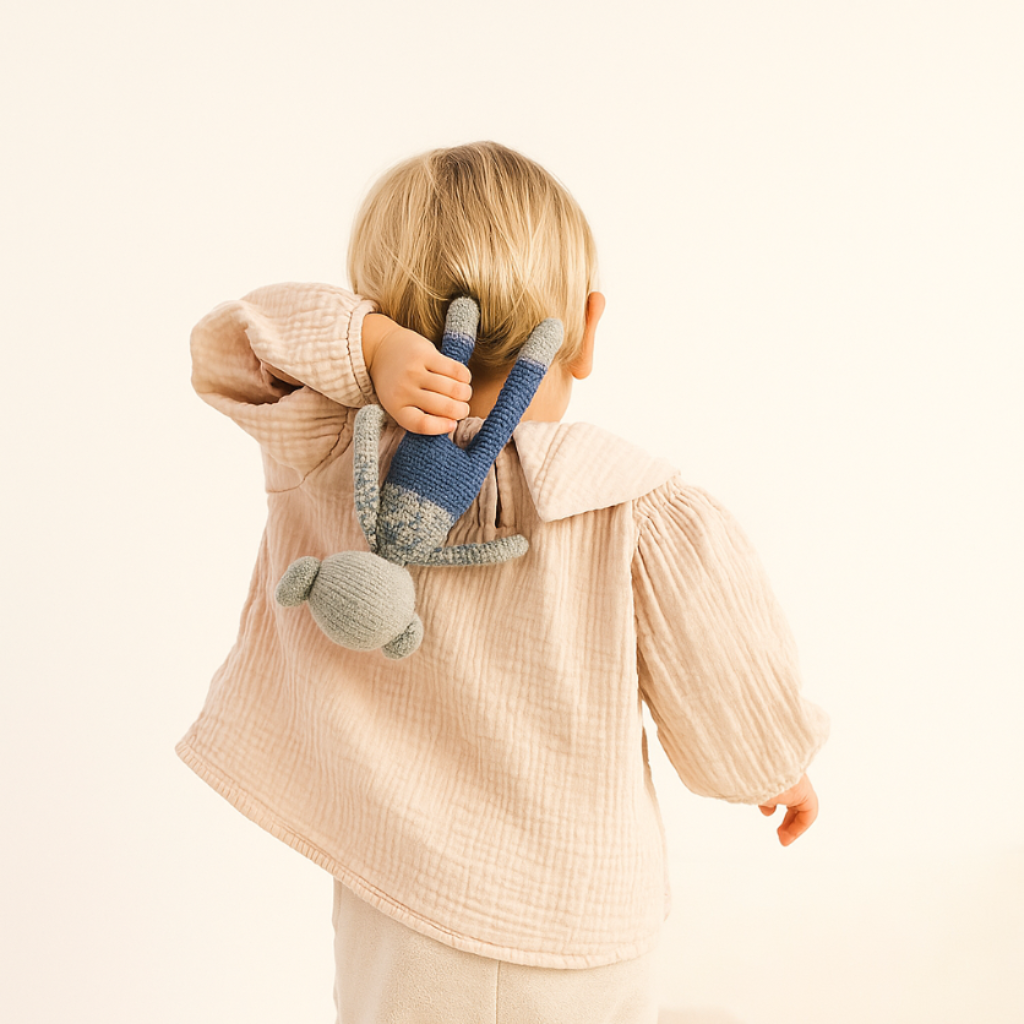 Koala PEPE – Peluche de Crochet con Cascabel 100% Algodón