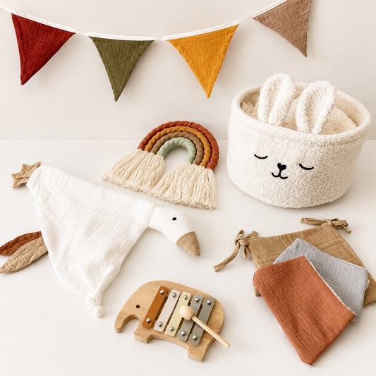 Set de regalo BIENVENIDA PARA BEBE - BLANCO