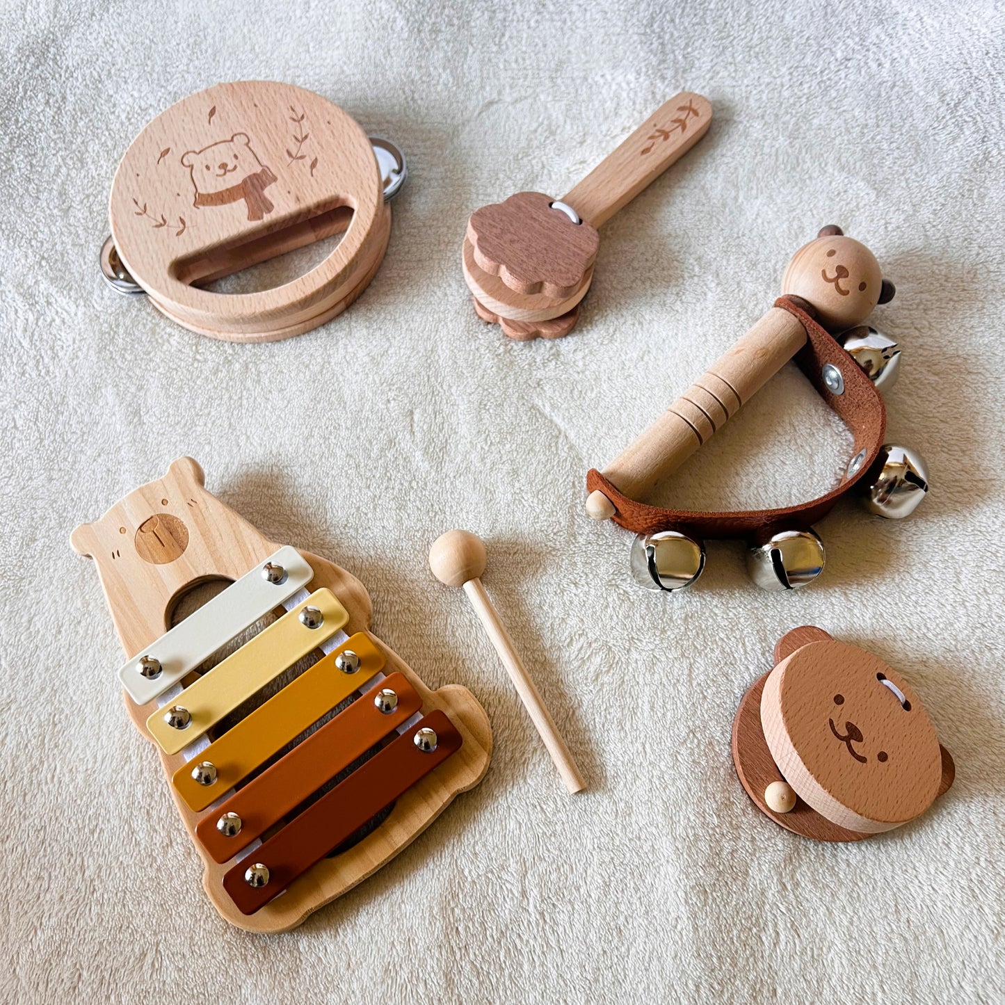 Set Musical de madera - Osito Melodia