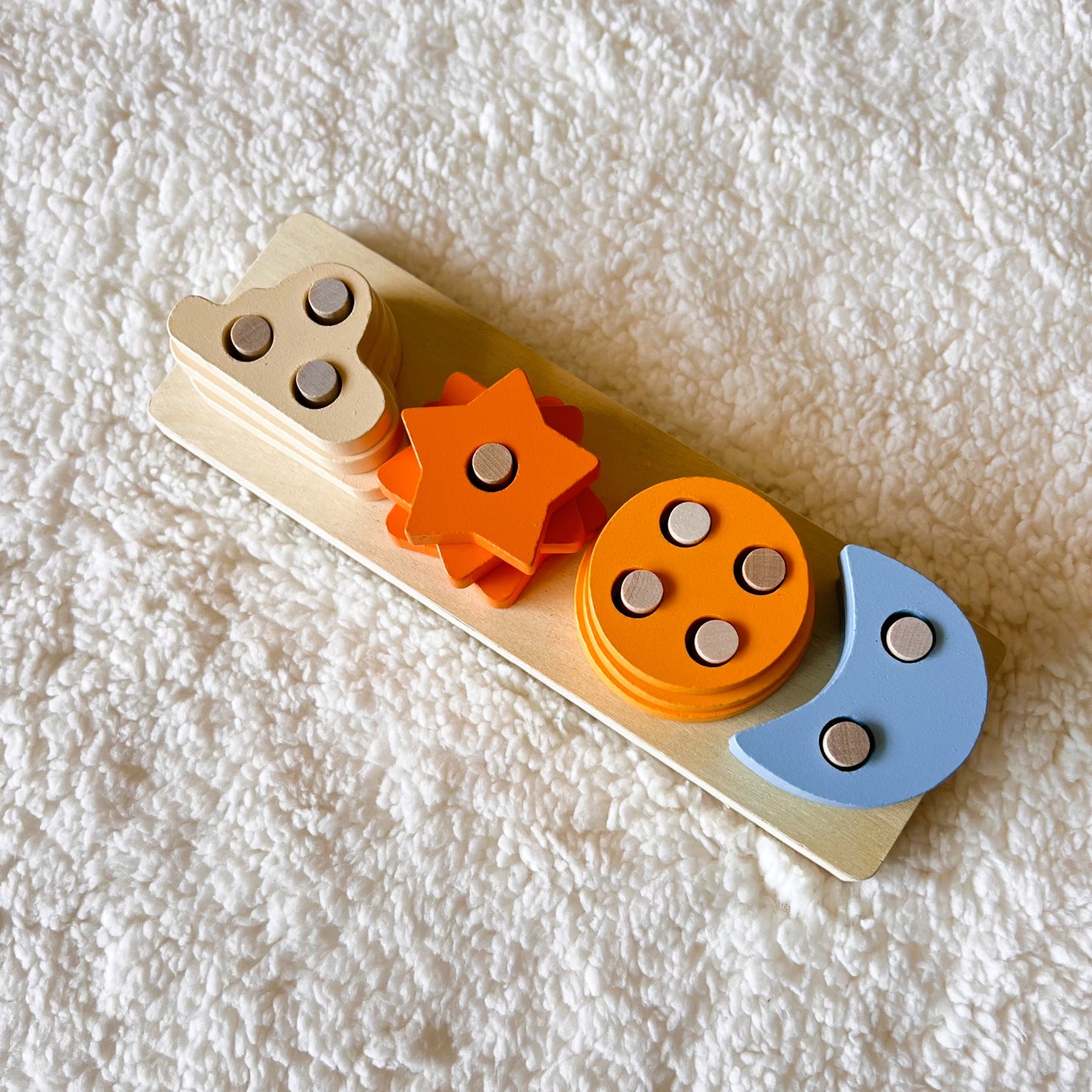 Juego de encastre de madera