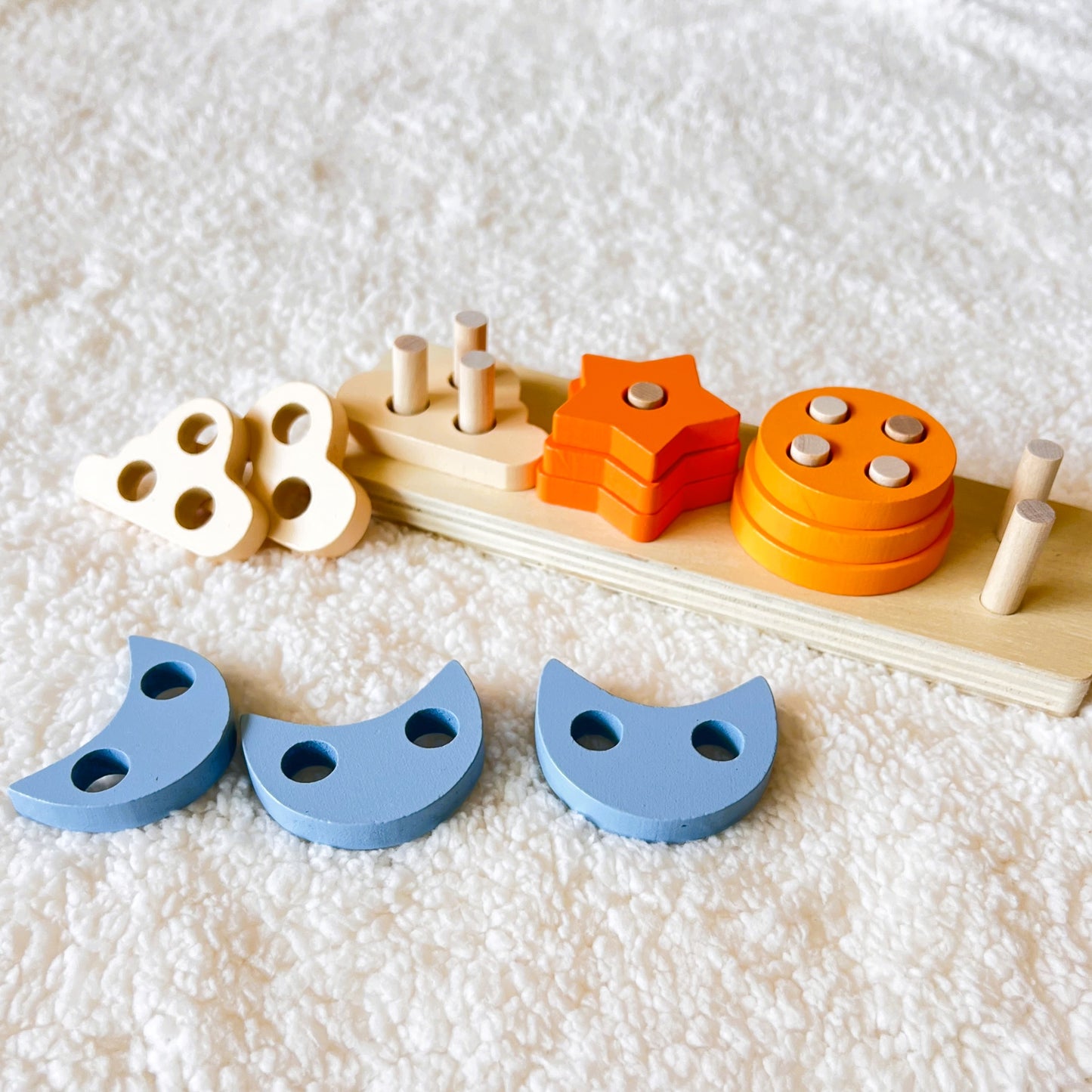 Juego de encastre de madera