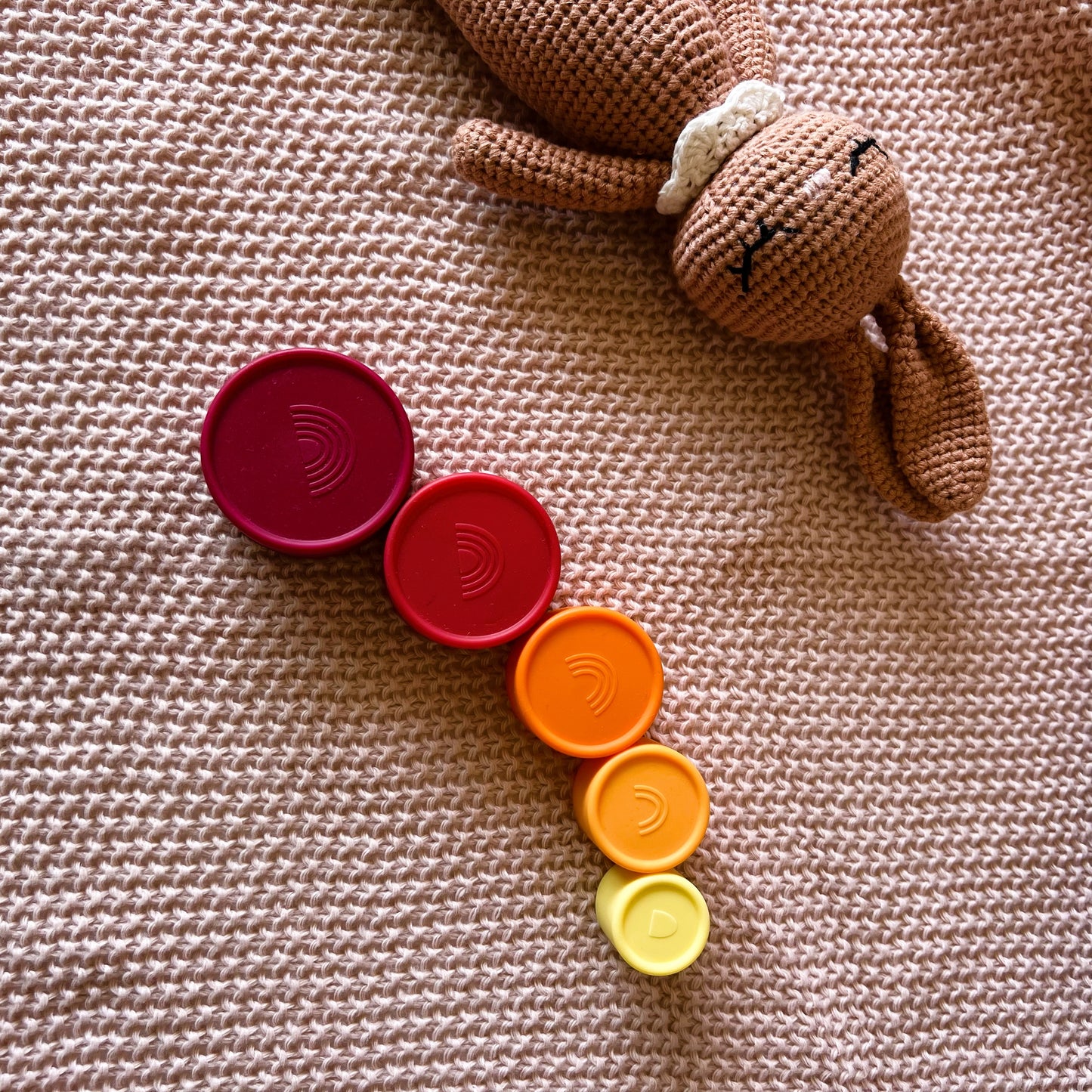 Set de Torres Apilables de Silicona - Juguete Sensorial para Bebés y Niños