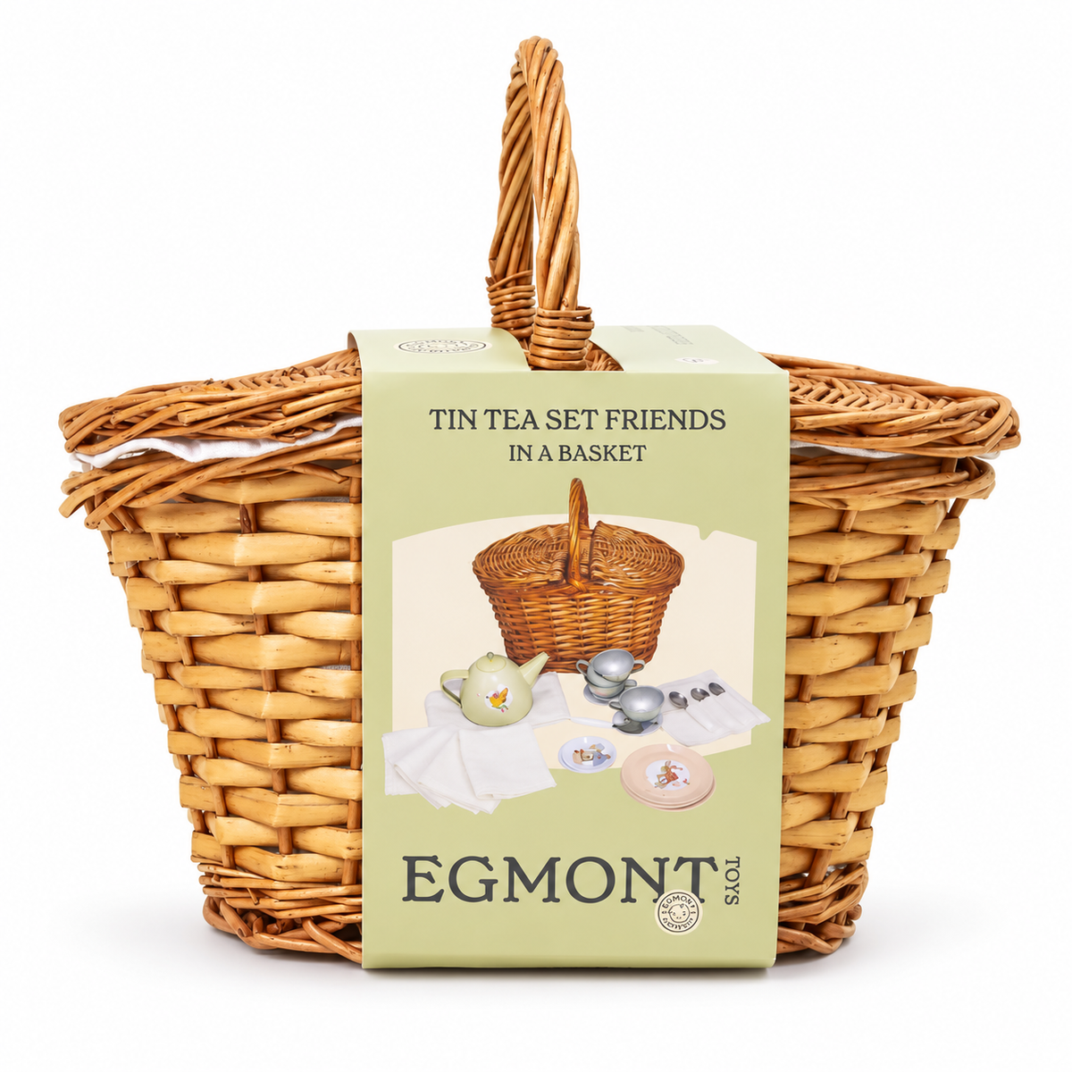Cesta de Picnic con Juego de Té Amigos
