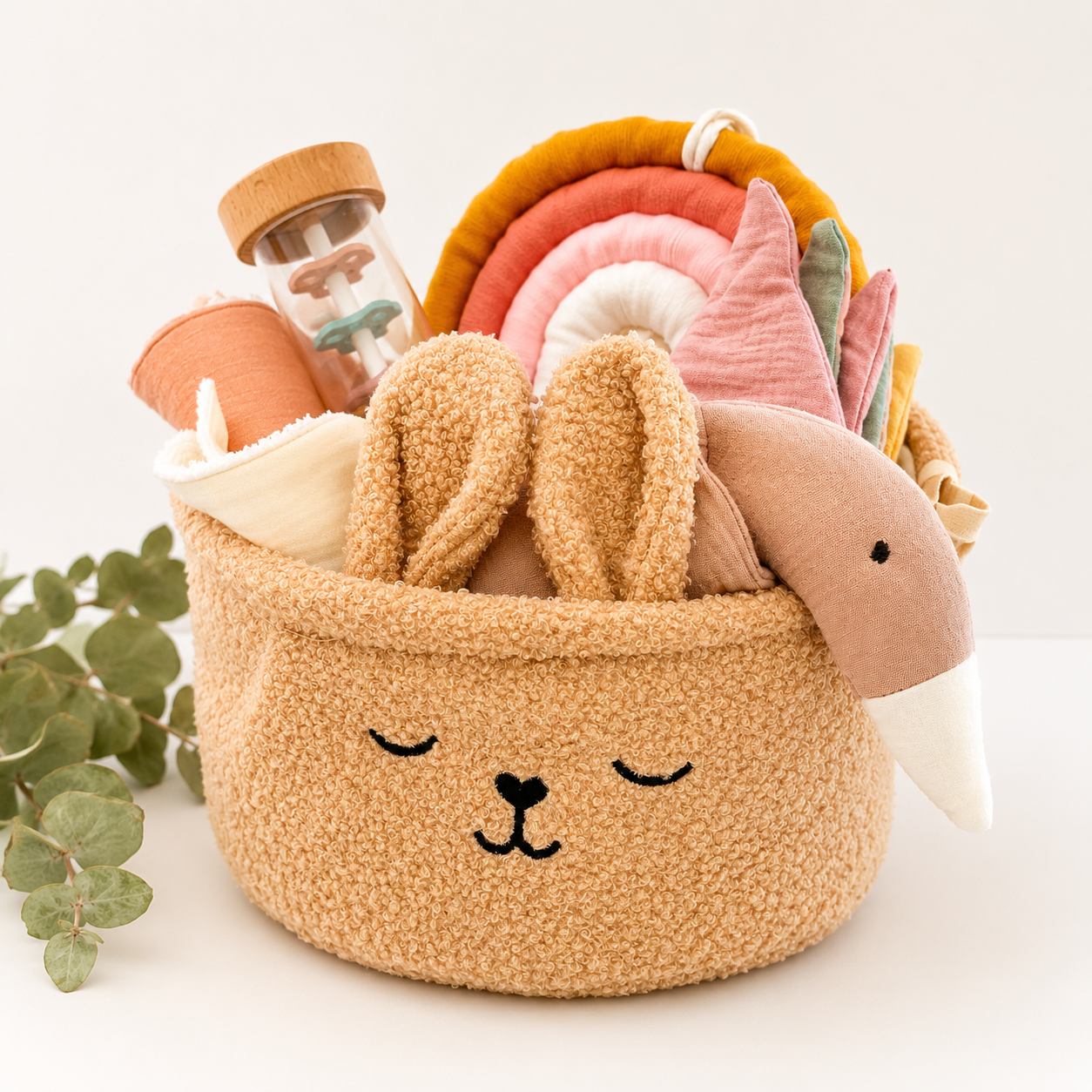 Set de regalo BIENVENIDA PARA BEBE - ROSADO