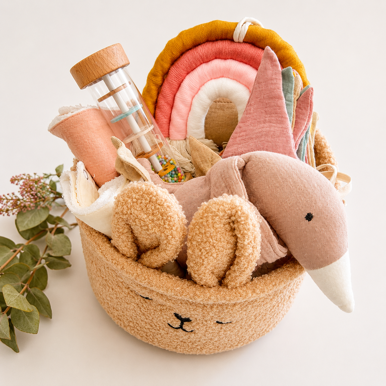 Set de regalo BIENVENIDA PARA BEBE - ROSADO