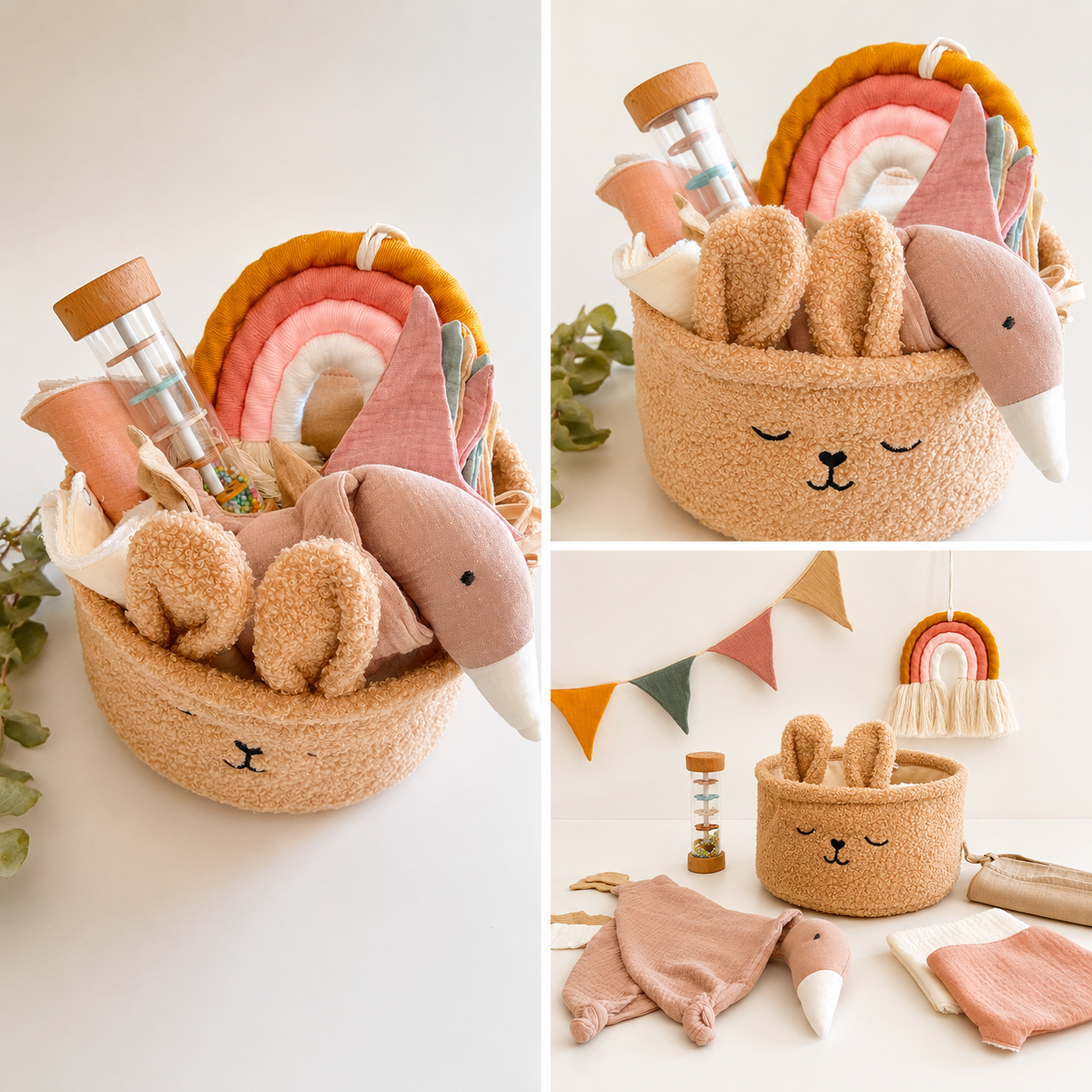 Set de regalo BIENVENIDA PARA BEBE - ROSADO