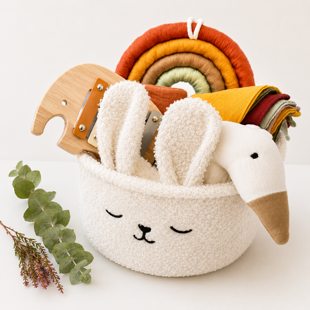 Set de regalo BIENVENIDA PARA BEBE - BLANCO