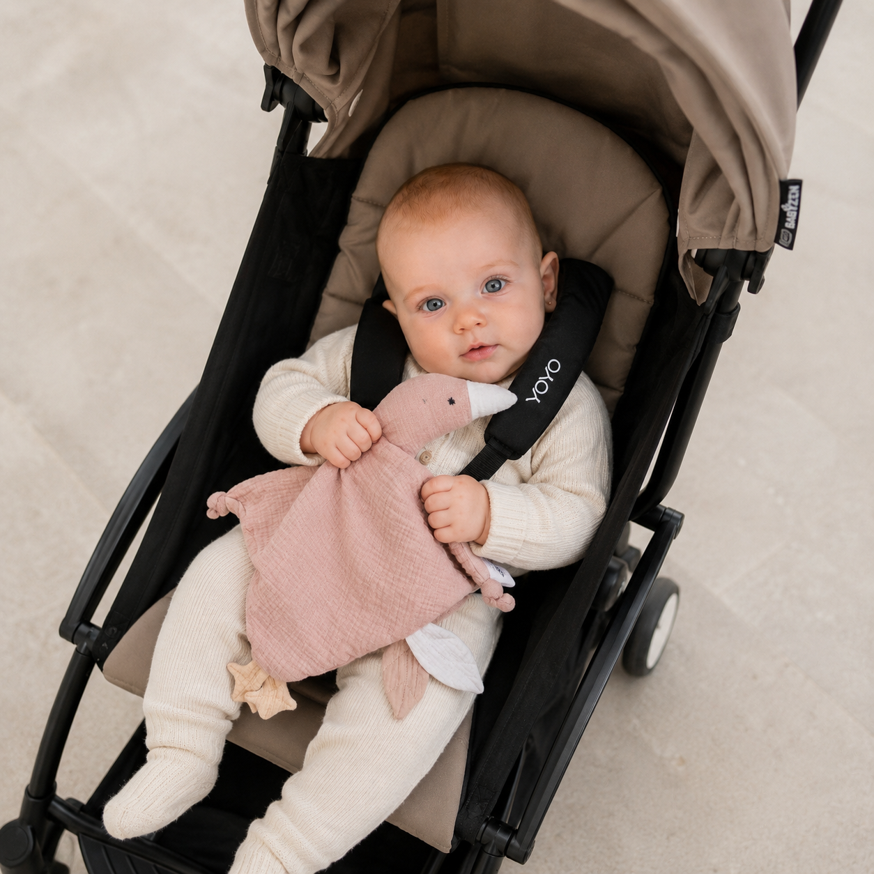 RITA Doudou - Pink Cotton Security Blanket - Baby Gift