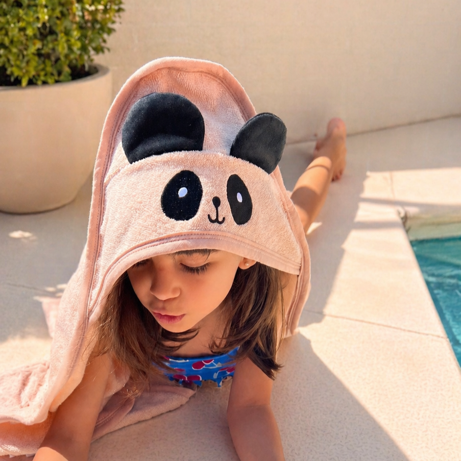 Baby Hooded Towel 100% Cotton – PANDA