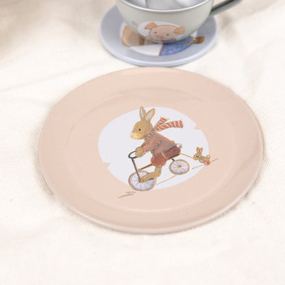 Cesta de Picnic con Juego de Té Amigos