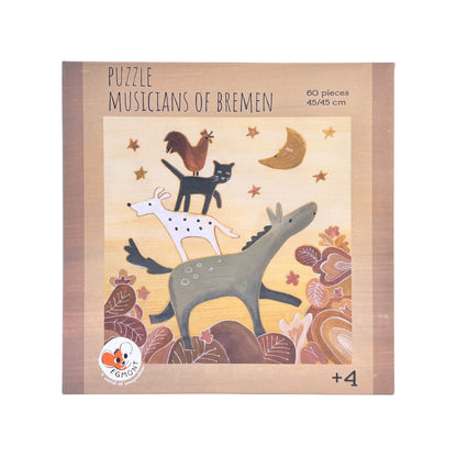 Puzzle Músicos de Bremen 60 piezas