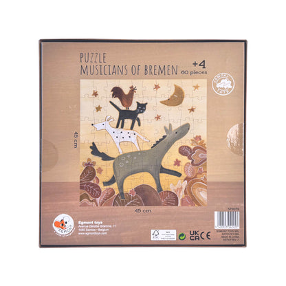 Puzzle Músicos de Bremen 60 piezas