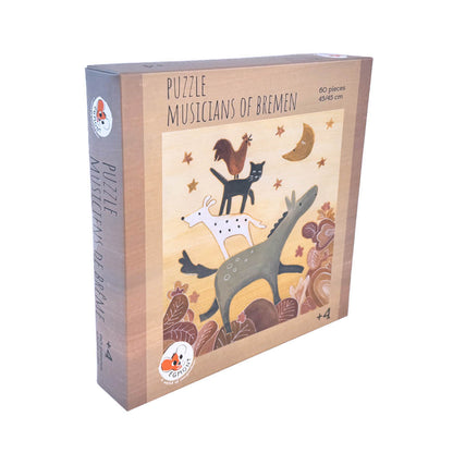 Puzzle Músicos de Bremen 60 piezas