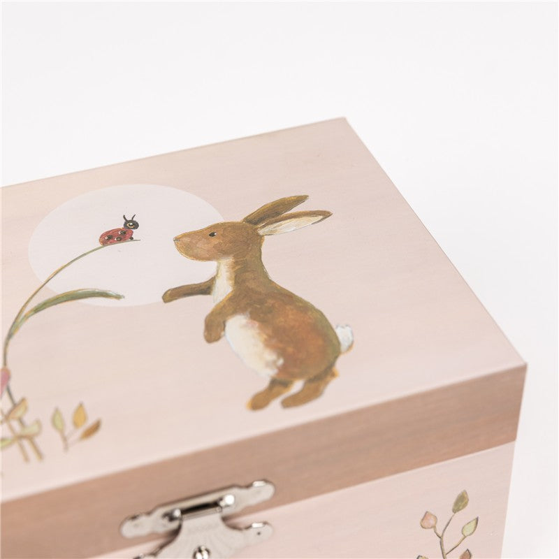 Joyero - Caja de Música Coneja y Mariquita