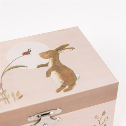 Joyero - Caja de Música Coneja y Mariquita