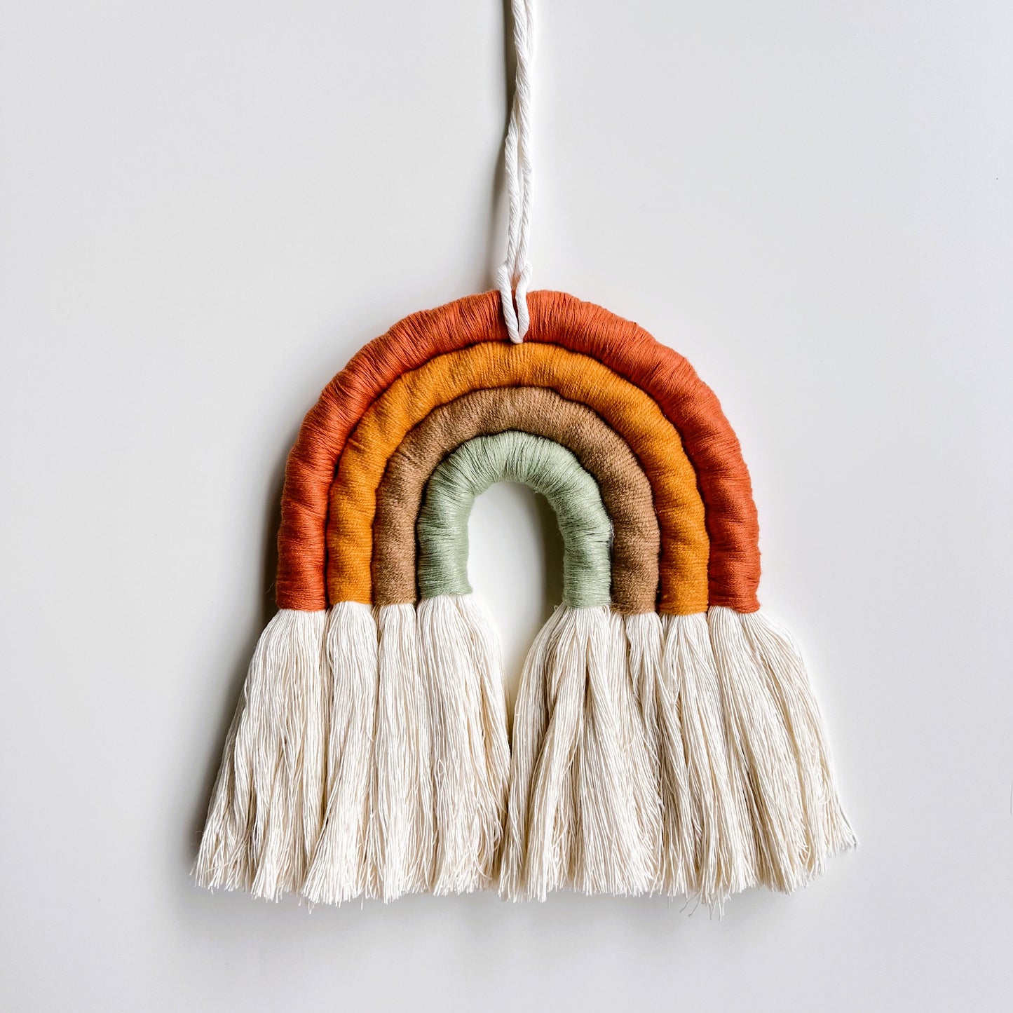 Arcoíris Decorativo de Algodón – Tonos Tierra