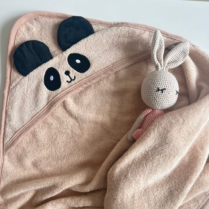 Toalla de playa con Capucha 100% Algodón – PANDA