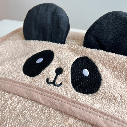 Toalla de playa con Capucha 100% Algodón – PANDA