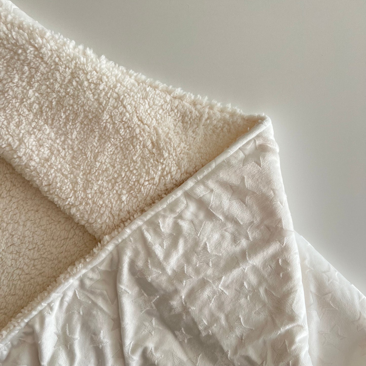 Manta de Invierno Suave – BLANCO ESTRELLAS