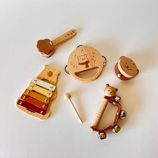 Set Musical de madera - Osito Melodia