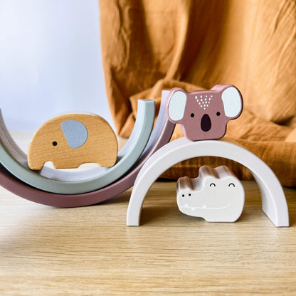 Juguete de equilibrio Montessori - ARCOIRIS MAGICO - Niños a partir de 3 años