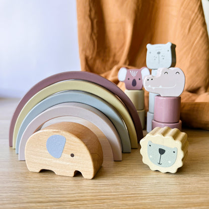 Juguete de equilibrio Montessori - ARCOIRIS MAGICO - Niños a partir de 3 años