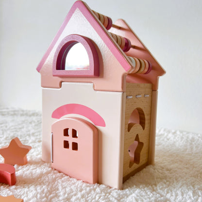 Juguete educativo de madera Montessori - CASITA - Bebés a partir de 18 meses