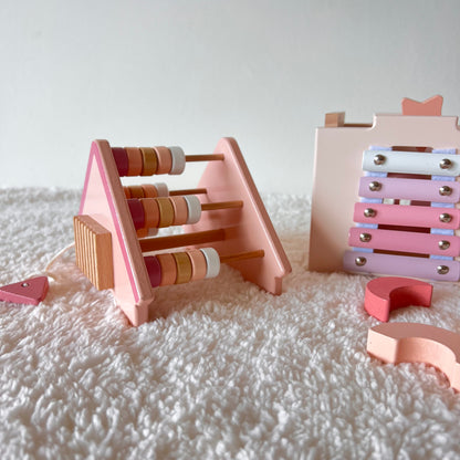 Juguete educativo de madera Montessori - CASITA - Bebés a partir de 18 meses